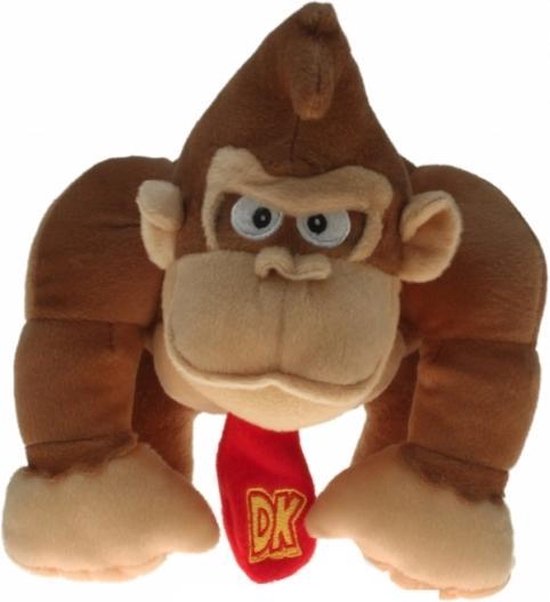 Permanent Trein bewijs Pluche Donkey Kong knuffel 20 cm | bol.com