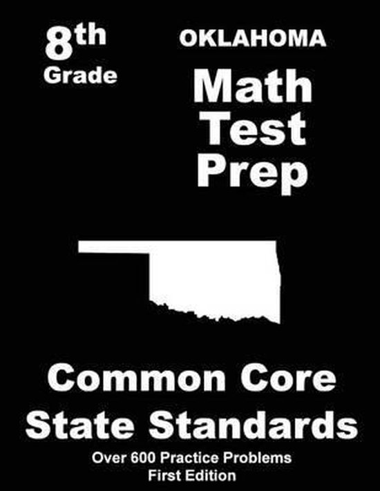 Oklahoma 8th Grade Math Test Prep - cover