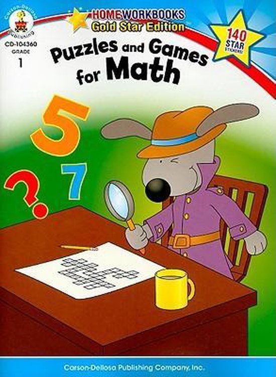Puzzles And Games For Math Grade 1 9781604187915 Boeken Bol
