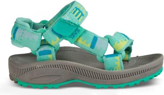 Teva Hurricane 2 Sandaal Kids Wandelsandalen - Maat 22/23 - Unisex -  groen/blauw | bol.com