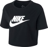 Nike Sportswear Essential Cropped Icon Futura T-Shirt Dames - Maat M