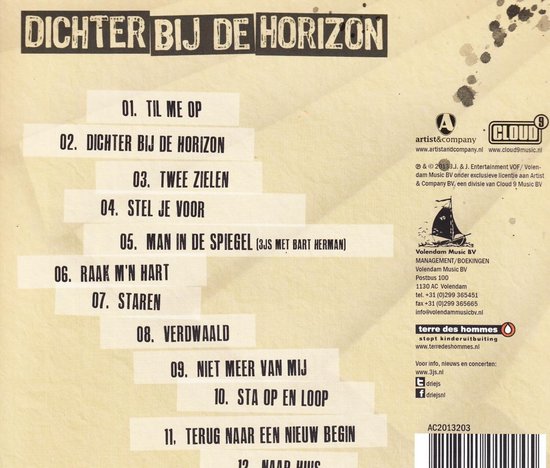 Dichter Bij De Horizon (CD)