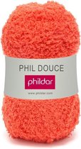 Phildar Phil douce 0019 orange. PAK MET 13 BOLLEN a 50 GRAM. KL.NUM. 304. OP=OP