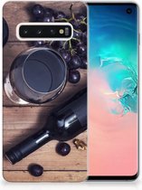 Samsung Galaxy S10 Siliconen Case Wijn