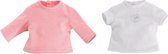 Corolle poppenkleding t'shirt set van 2 voor elke ma Corolle pop van 36cm