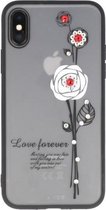 BestCases - Apple iPhone X Love Forever TPU hoesje Wit