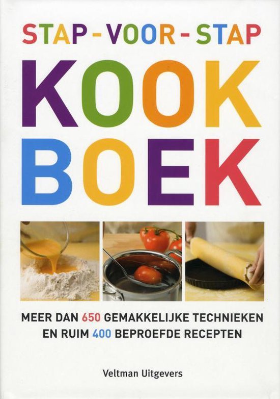 Cover van het boek 'Stap-voor-stap kookboek'