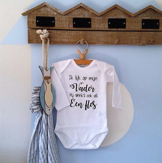 Foto: 100 katoenen romper de liefste en leukste opa oma zijn toevallig mijn opa oma unisex katoen wit zwart 56 62