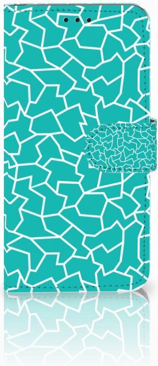 Huawei P30 Lite (2020) Hoesje Cracks Blue