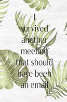 I Survived Another Meeting That Should Have Been an Email