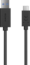 Sony UCB30 – USB Type-C Kabel – USB 3.1 Gen2-Kabel (A-C) – Zwart