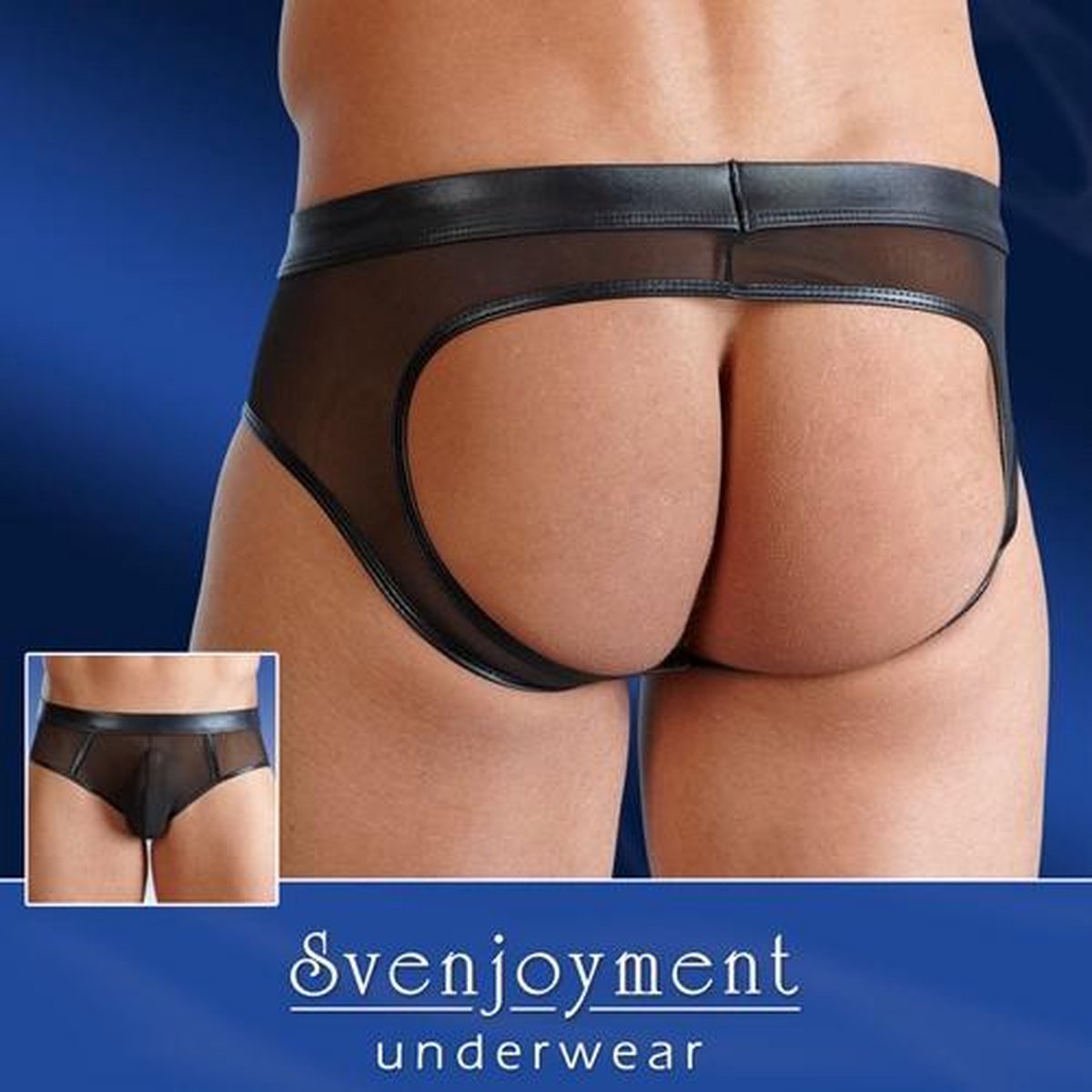 Wens Frank Slot Herenslip met open achterkant - zwart |XL| Sexy Lingerie heren ondergoed |  bol.com