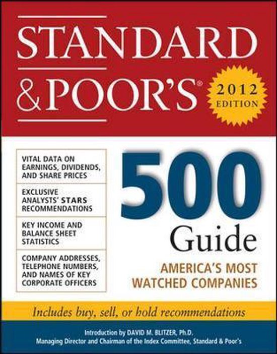 Standard And Poor'S 500 Guide 9780071775328 Standard & Poor'S