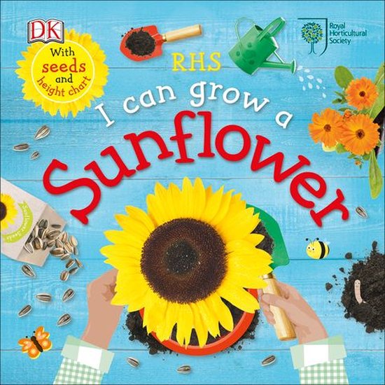 Life Cycle Board Books - RHS I Can Grow A Sunflower - cover