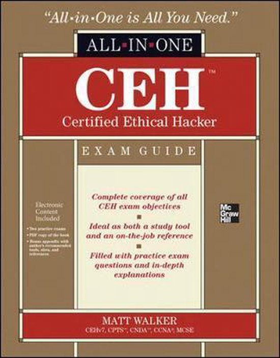 CEH Certified Ethical Hacker All-in-One Exam Guide - cover