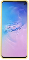 Color TPU Hoesje voor Samsung Galaxy S10 Geel