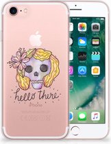 Hoesje Geschikt voor iPhone SE (2020/2022) en Geschikt voor iPhone 8 | 7 Boho Skull
