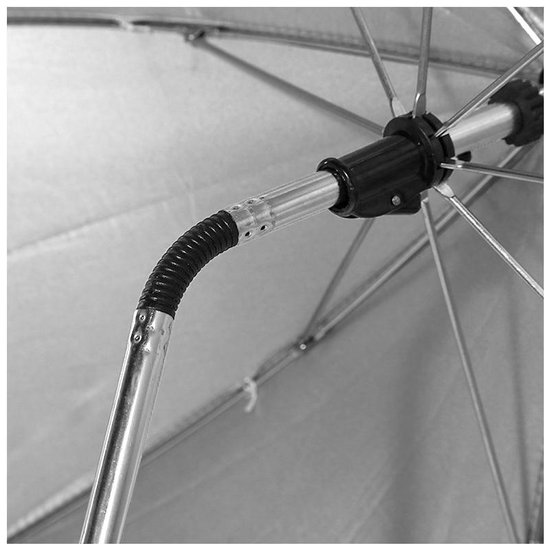 Universele 2-in-1 Kinderwagen Parasol Paraplu - Baby Buggy UV Zonnescherm Regenhoes - Universeel - Zwart van Universele — afbeelding 4