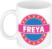 Freya naam koffie mok / beker 300 ml  - namen mokken