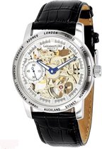 Calvaneo 1583 Calvaneo Squelette II Platinum mechanical - Horloge 44 mm - Handopwinder