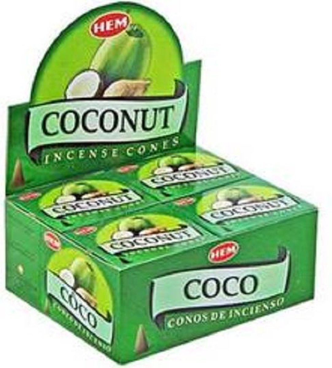 HEM Wierook Kegel Coconut (12 pakjes) Multicolor