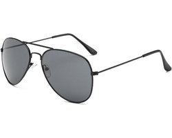 Aviator Zonnebril    Zwart montuur Zwarte Glazen Black on Black