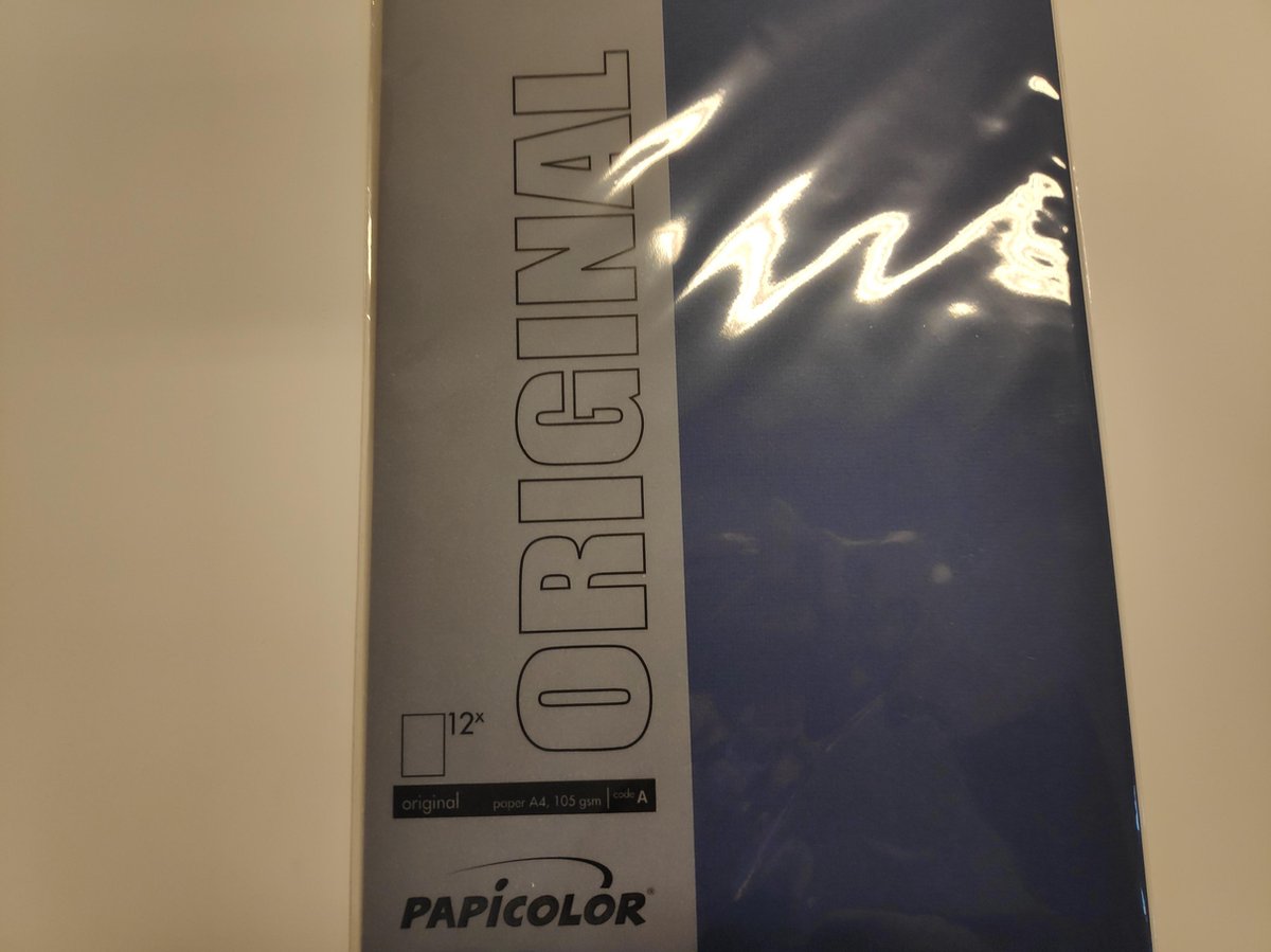 Papicolor Original Papier A4 105 gsm 12 Sheets Irisblauw