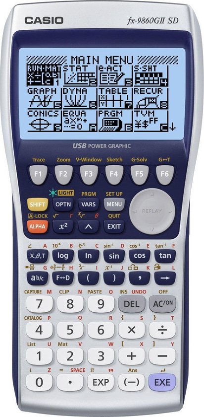 Montgomery Aannames, aannames. Raad eens haag Casio FX-9860GII-SD - Grafische rekenmachine | bol.com
