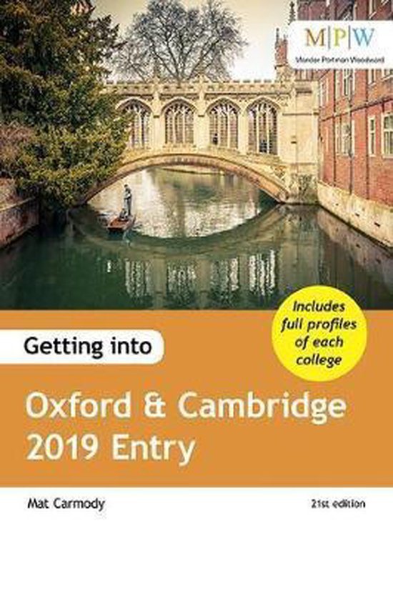 Getting into Oxford & Cambridge 2019 Entry - cover