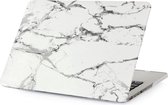 Shop4 - Housse MacBook 13 pouces Pro Retina - Coque Hardshell Marble Blanc Gris
