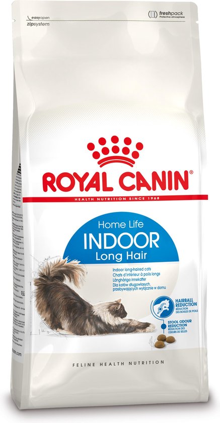 Hallo Antibiotica pariteit Royal Canin Indoor Long Hair - Kattenvoer - 4 kg | bol.com