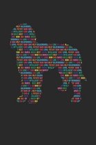 Goldendoodle Notebook 'Word Cloud' - Gift for Goldendoodle Lovers - Goldendoodle Journal