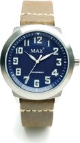 MAX Horloge - Zilverkleurig (kleur kast) - Multi bandje - 42 mm