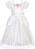 Prinses Lindy jurk, wit (8-10 jaar) 134/140