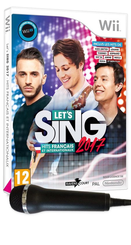 Let's Sing 2017 + 1 Microphone - Wii + Wii-U (FR) | Games | bol