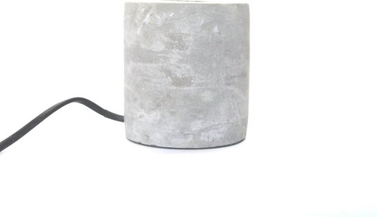 Verschrikkelijk evenwicht ervaring Tafellamp beton - fitting e27 | bol.com