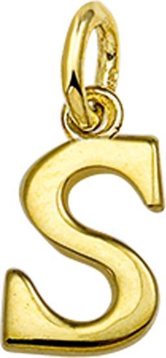 The Jewelry Collection Hanger Letter S - Goud