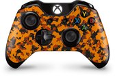 Xbox One Controller Skin Camo Oranje Sticker