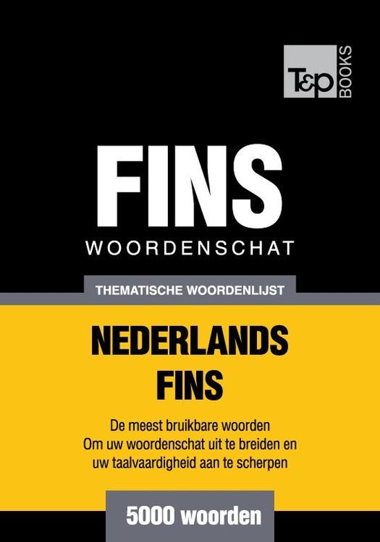 Thematische woordenschat Nederlands-Fins - 5000 woorden - cover