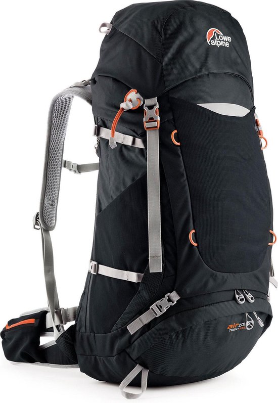 Alpine Men's AirZone Trek+ Backpack - 45+10 Liter - Zwart | bol.com
