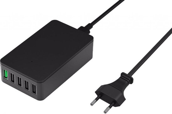 ORICO USB-hub 1x QC2.0 oplaadpunt + 4x super charging poorten / 40W 2.4A  per poort /... | bol.com