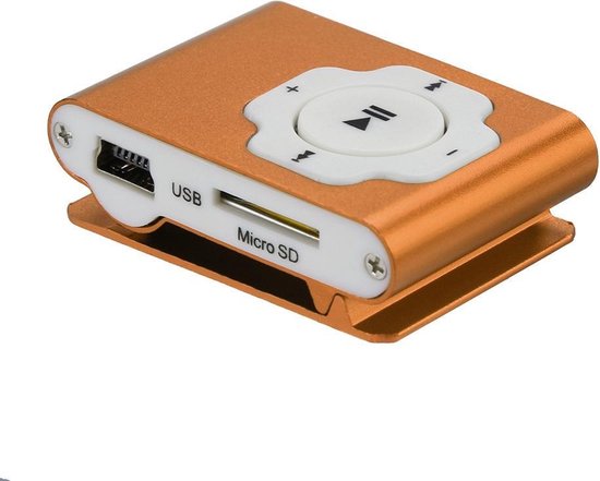 Mini mp3 speler | inclusief usb data kabel en oordopjes | geschikt voor  micro sd-kaart... | bol
