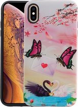 Coque rigide Butterfly Design pour iPhone XS Max