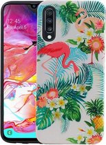 Flamingo Design Hardcase Backcover voor Samsung Galaxy A70