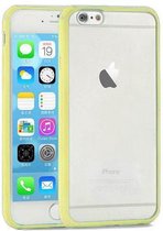 Apple iPhone 6, 6G, iPhone air, 4.7 inch Hoesje Bumper case met achterkant Geel Yellow