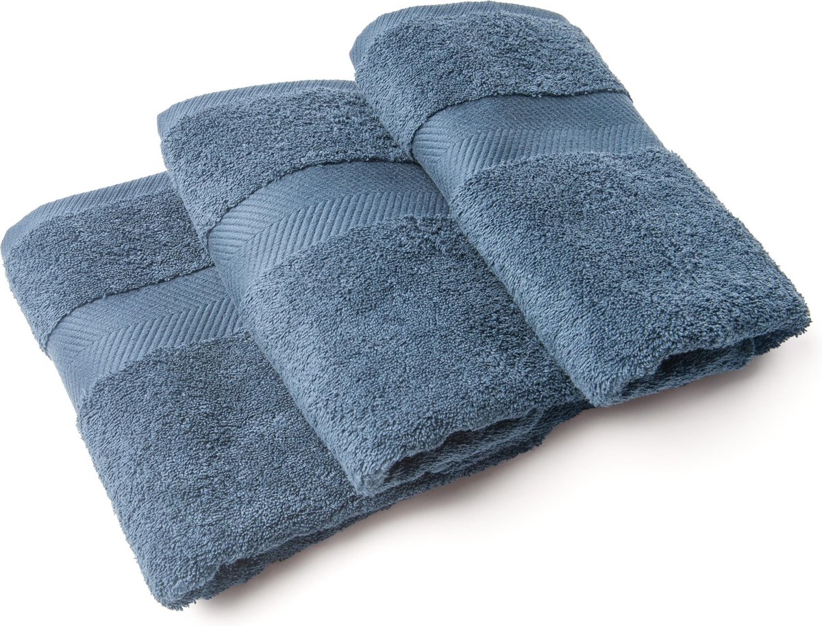 Casilin Royal Touch - Handdoek - Ocean - 40 x 70 cm - Set van 3