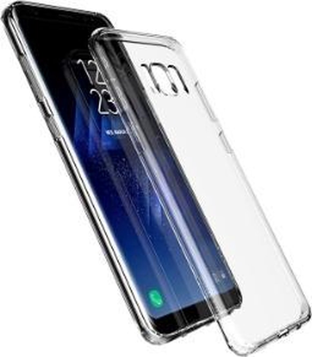 Samsung Galaxy S8 Plus Transparant siliconen cover hoesje * LET OP JUISTE MODEL *