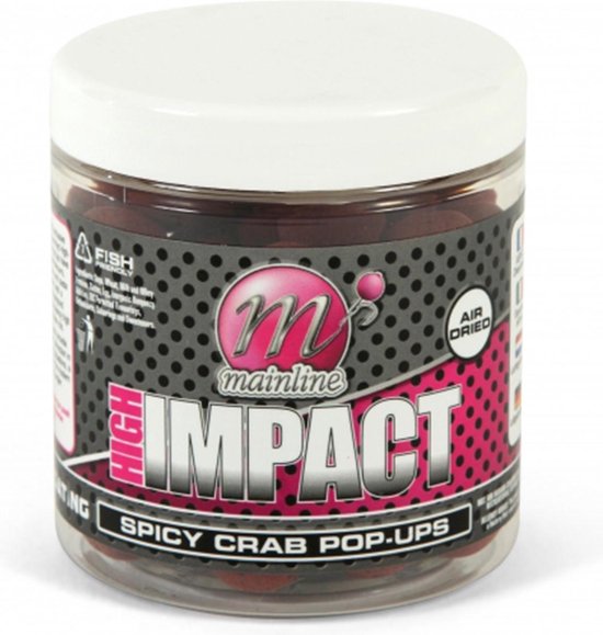 Mainline High Impact Pop-up Boilie | Spiced Crab | 15mm
