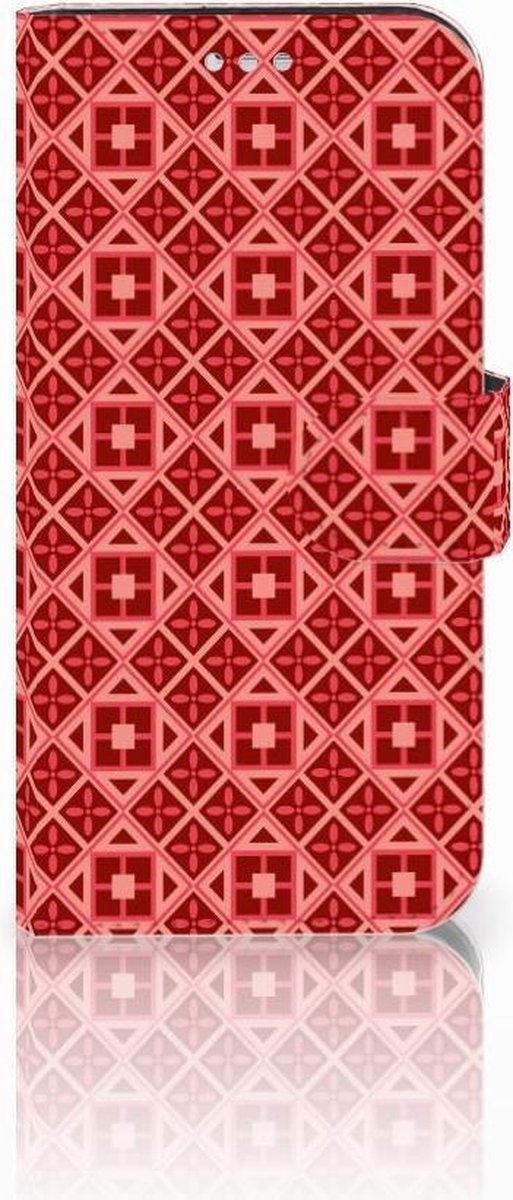 Samsung Galaxy S7 Telefoon Hoesje Batik Rood