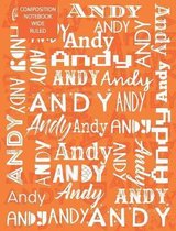 Andy Composition Notebook Wide Ruled